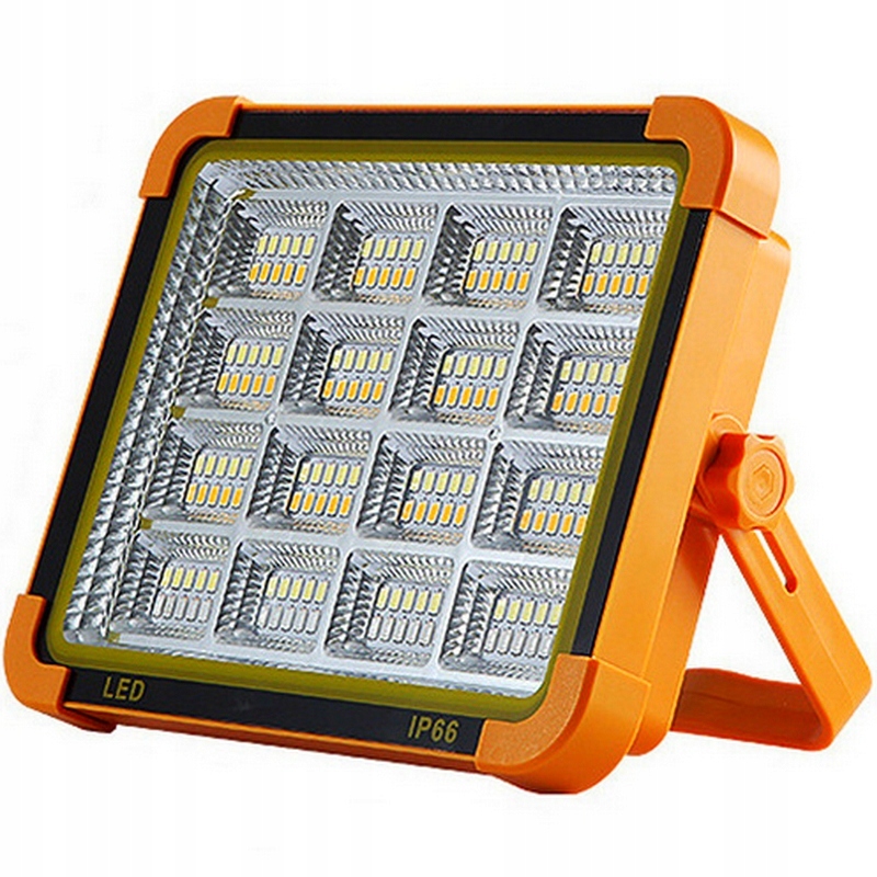 MOCNY HALOGEN PRZENOŚNY DUŻA LAMPA ROBOCZA SOLARNA 192 LED POWERBANK USB C Rodzaj naświetlacz