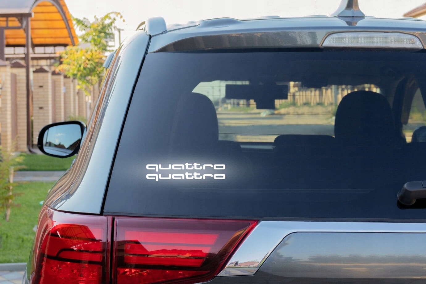 Naklejka Audi QUATTRO na samochód na auto - ODBLAS Producent Inny