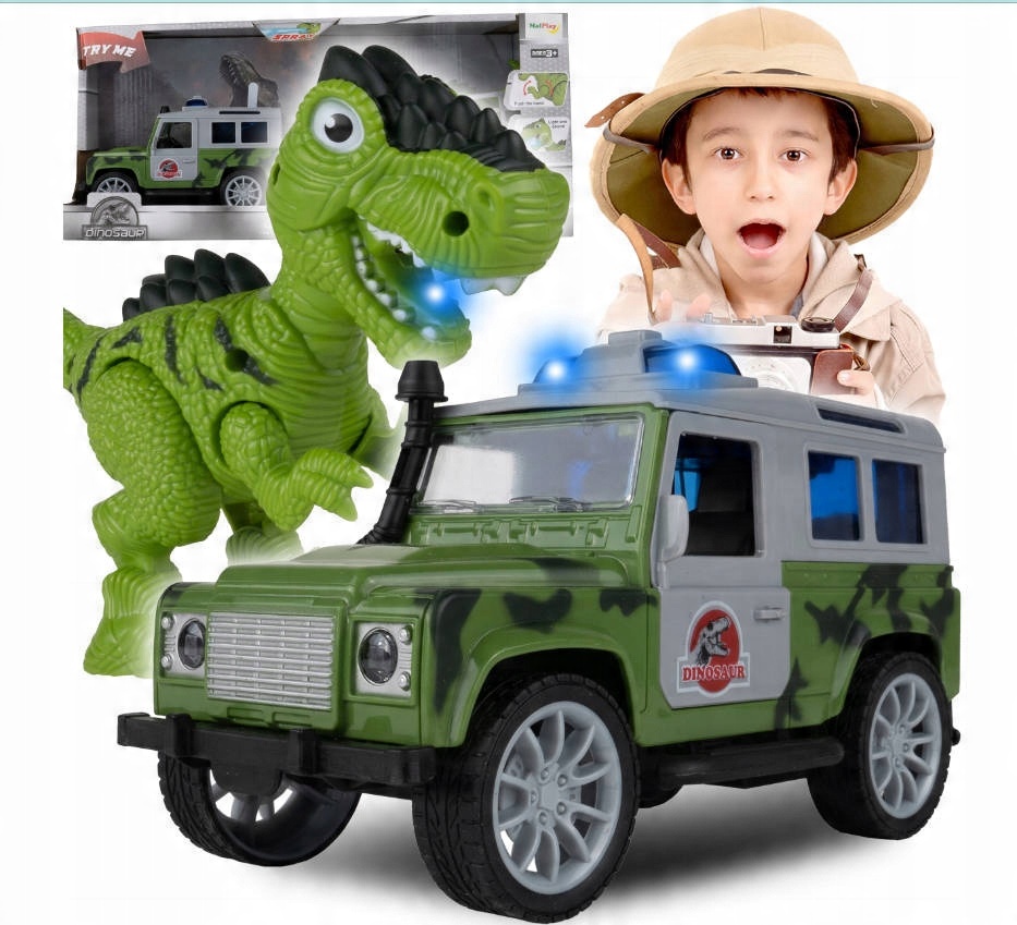 

Auto Z Napędem Jeep Z Dinozaurem Jurassic World