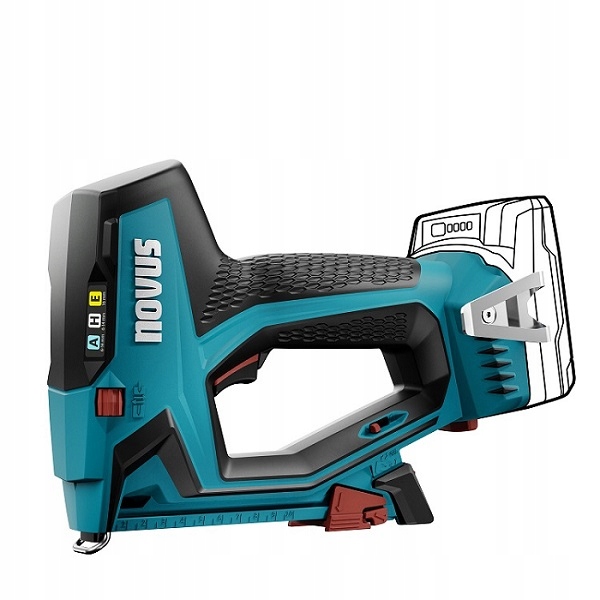 Novus Zszywacz akumulatorowy J-550 zestaw Metabox