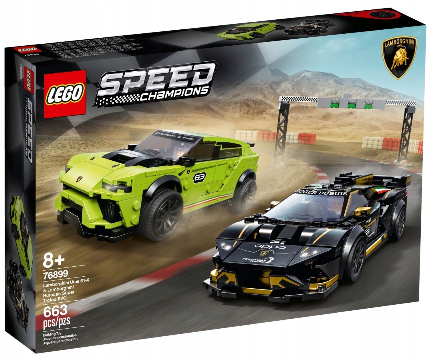 Lego Speed Champions 76899 Lamborghini Urus St-x a Huracán Nové