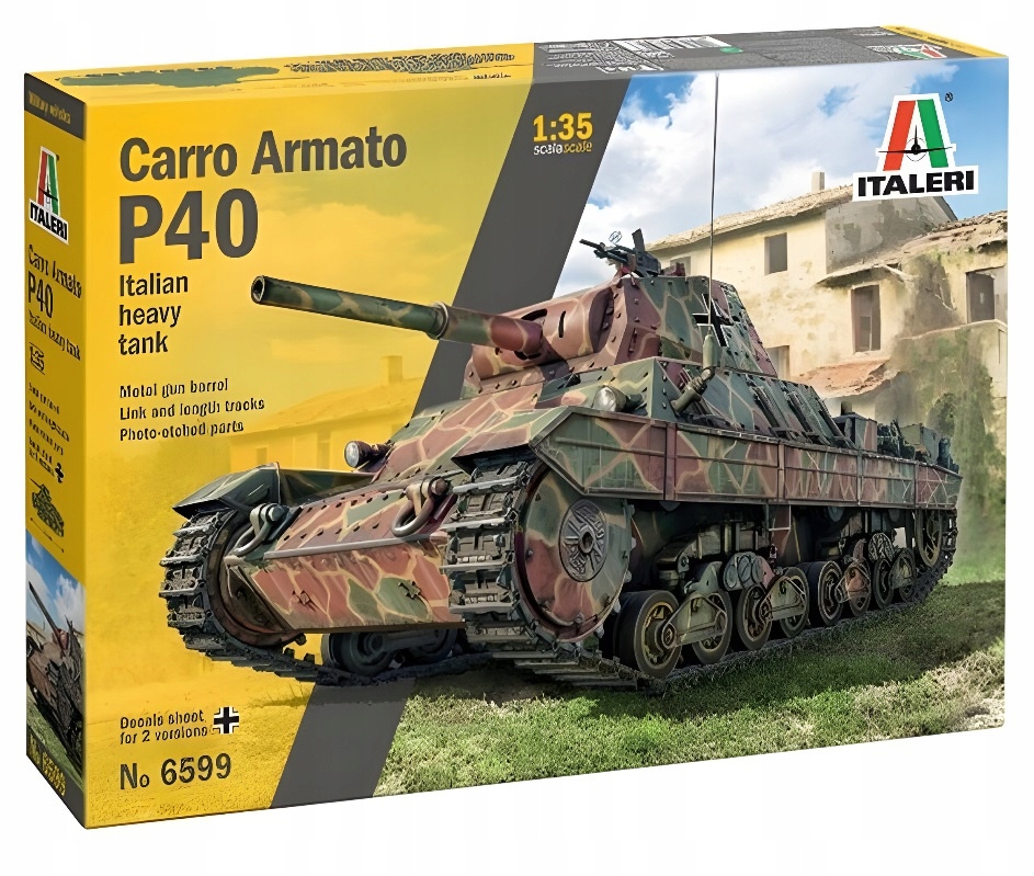 1:35 Carro Armato P40 Italský těžký tank