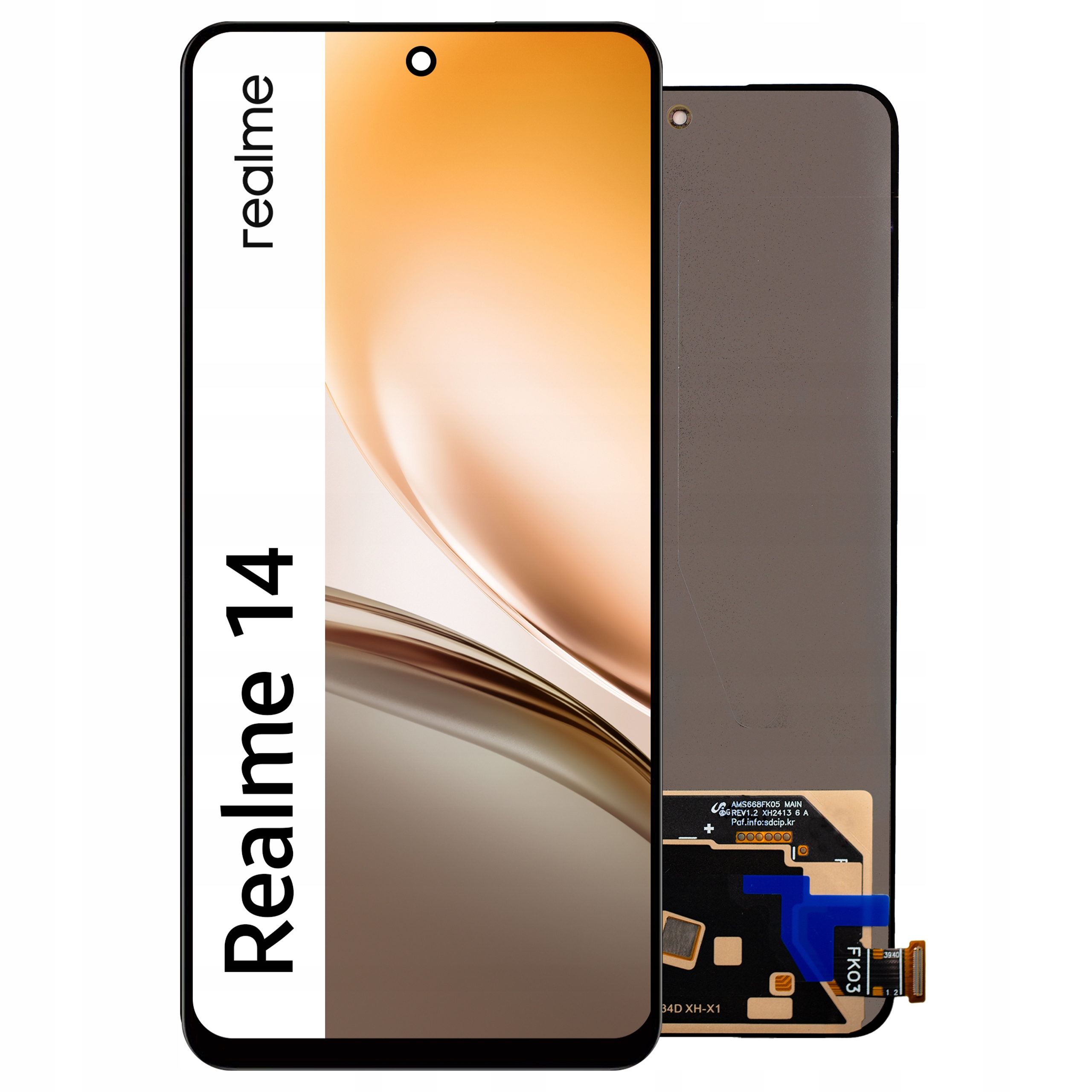 RMX5070 LCD pro Realme 14 Displej Oled snímač