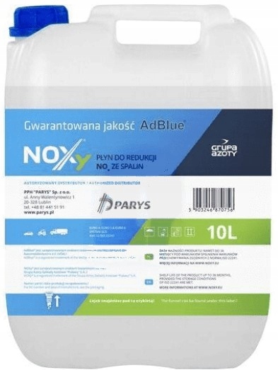 

Noxy Adblue płyn Diesel Dodatek katalizatora 10kg