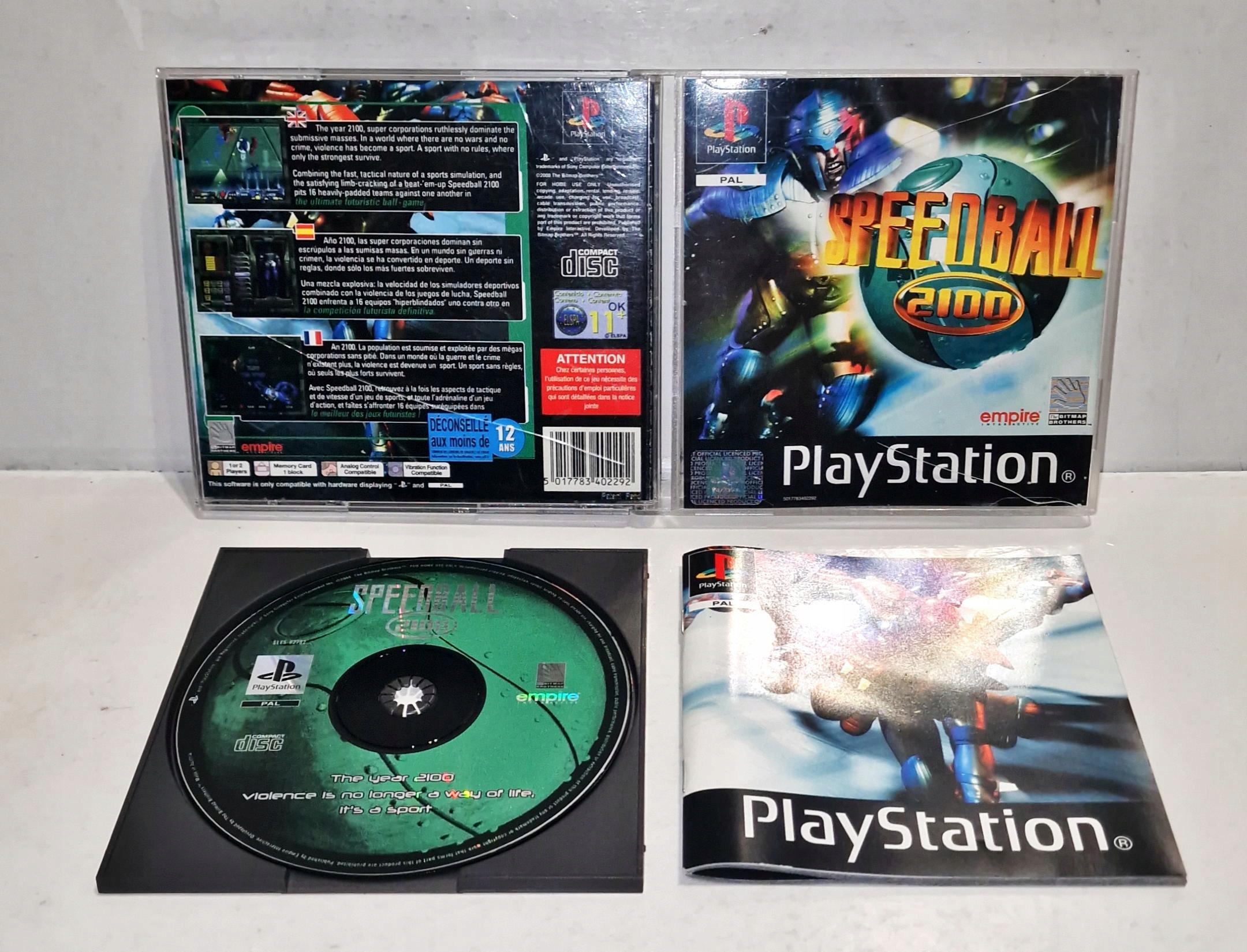 SPEEDBALL 2100 PSX 3XA