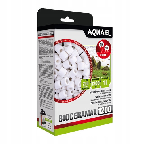 Levně Aquael Bioceramax 1200 Biologická Vložka Keramika Do Akvarijního Filtru 1 L