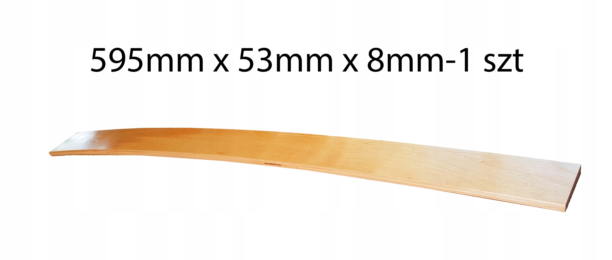 

Listwa sprężynująca sprężysta gięta 595mm