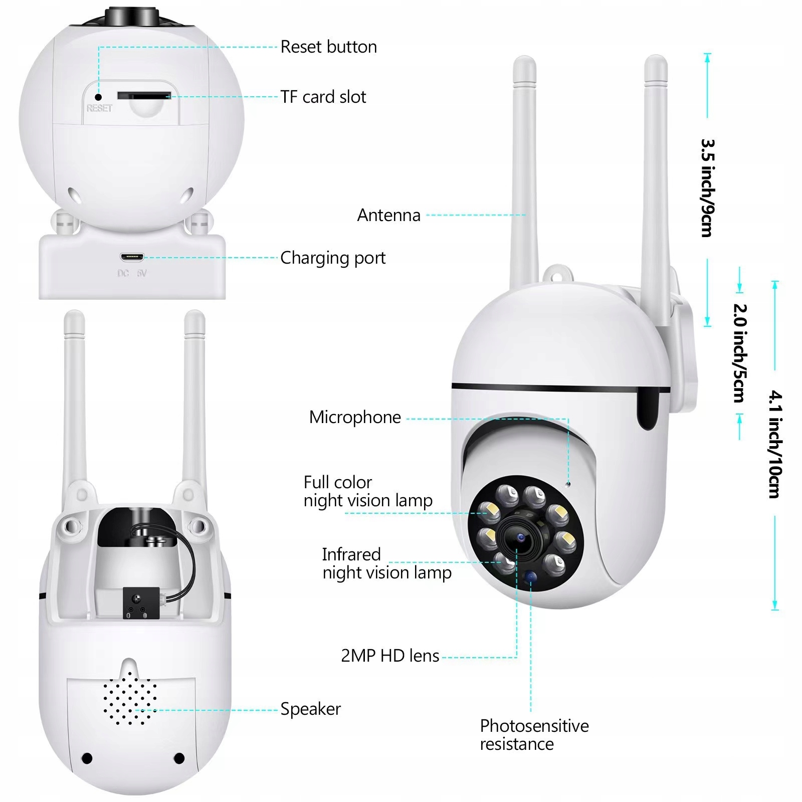 Kamera IP G-VISION hkqwzjs 3 Mpx