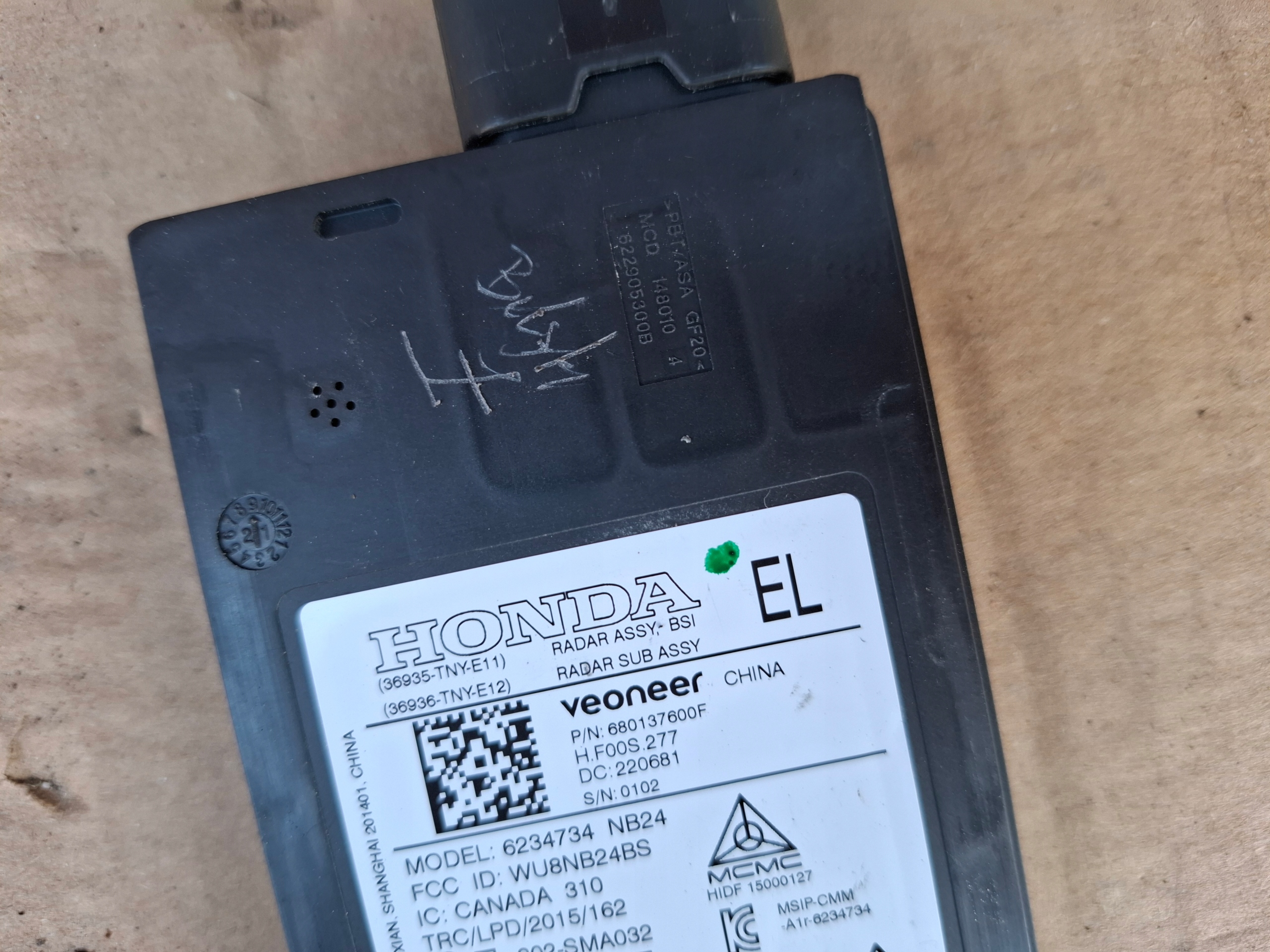 Sensor sensor martwego pola left Honda CR-V V 2022