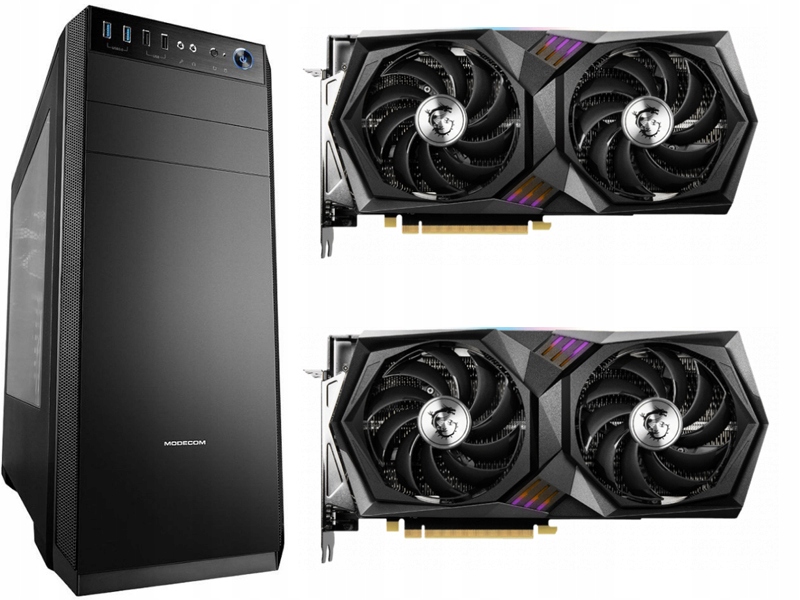 Komputer Koparka Kryptowalut 100 Mh/s 2 X Rtx 3060