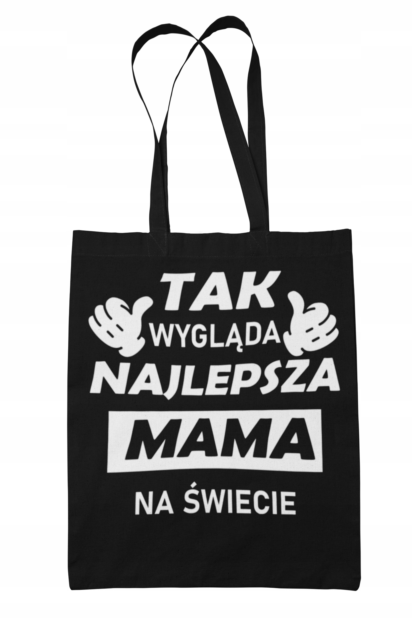 Torba Shopper-materiałowa-na ramie- dla mamy-napis 13970487587 