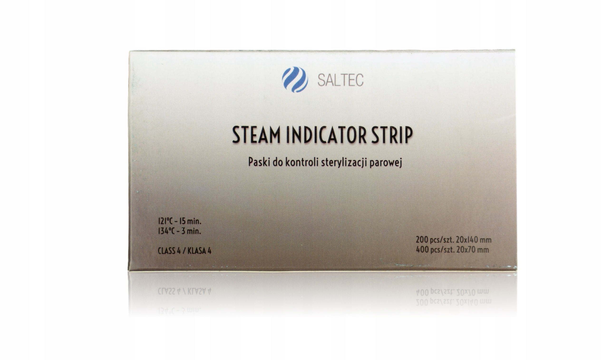

Saltec test kontroli Sterylizacji parowej 2x200szt