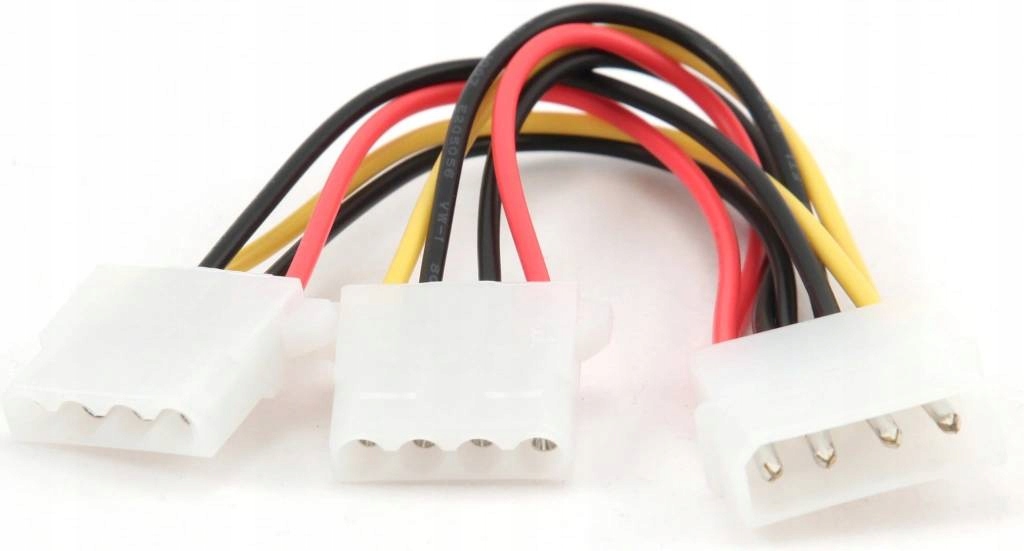 Molex 4pin к 2x Molex силовой кабель сплиттер