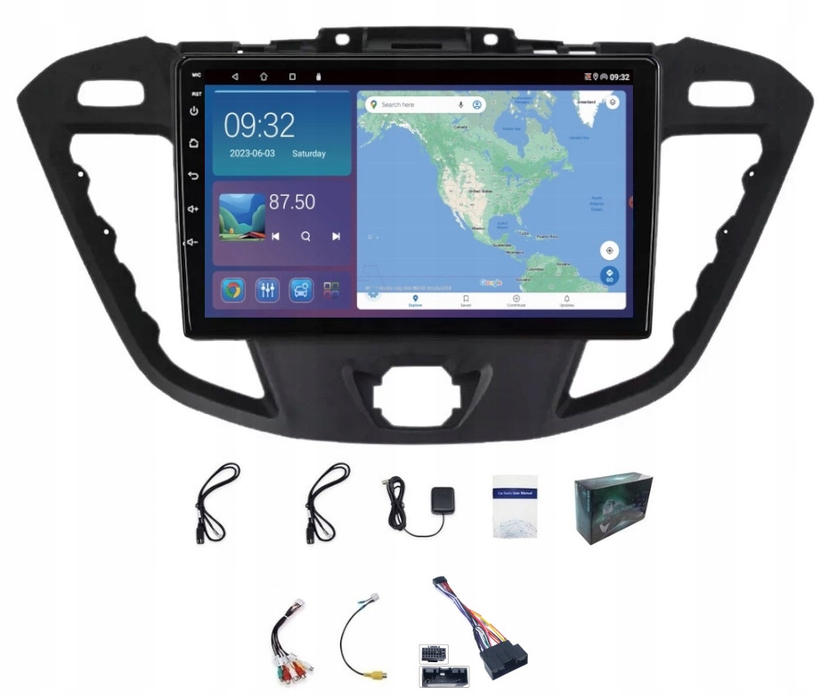 Gps Navigace Ford Transit Custom 2012-21 Wifi Carplay Usb 4GB 64GB