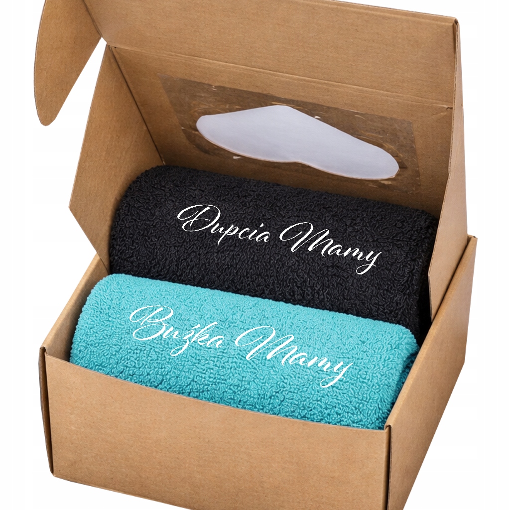 Sada ručníků 50x100 Výšivka pro maminku Svátek Matek Smajlík Dupcia Mámy Čaro Turks