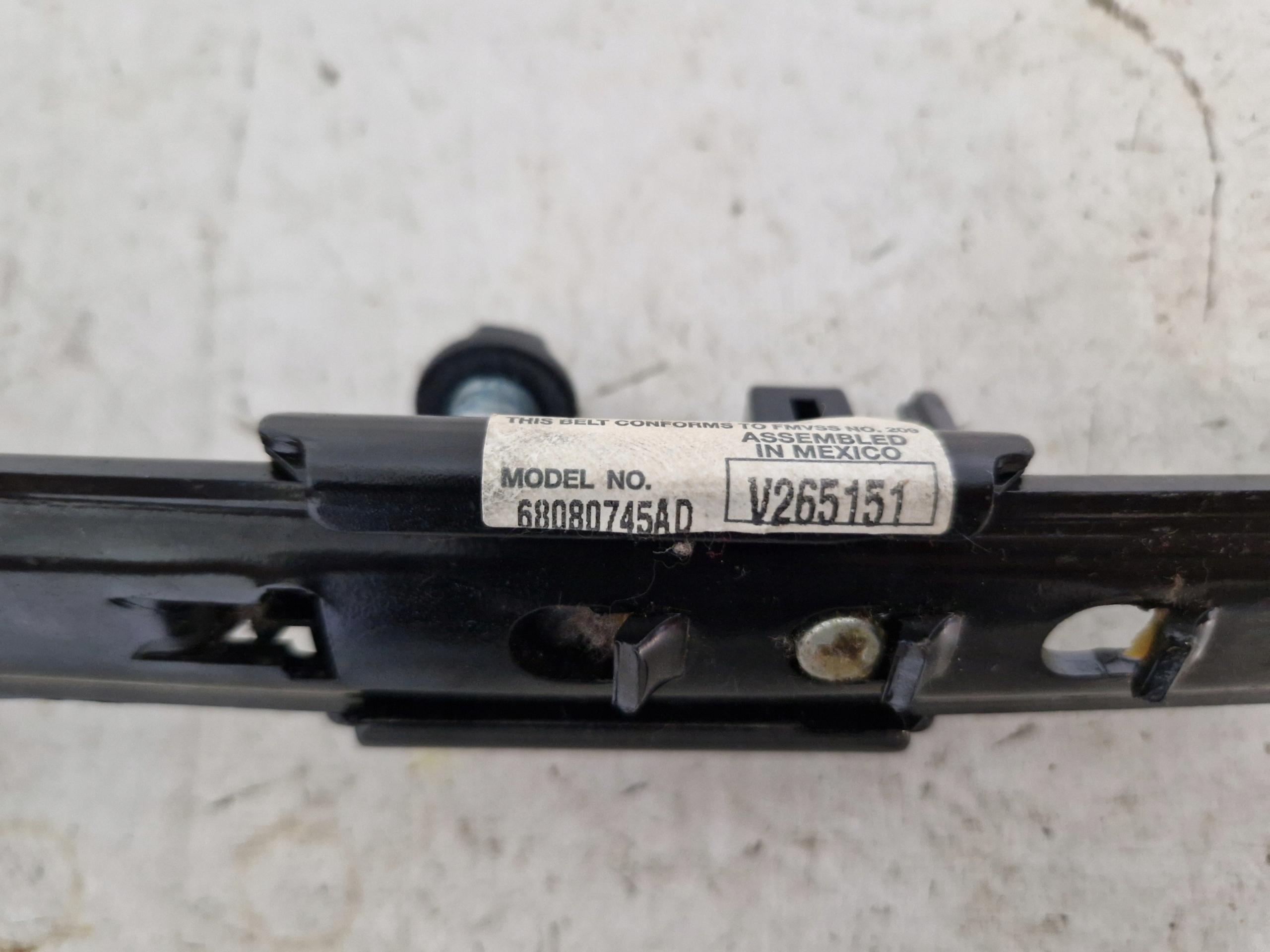 DODGE CHARGER 2015- rail control supports safety 68080745AD