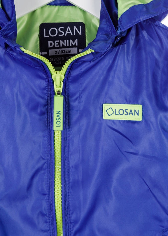 LOSAN KURTKA DZIEWCZĘCA Z KAPTUREM LEKKA 122 CM Rozmiar 122