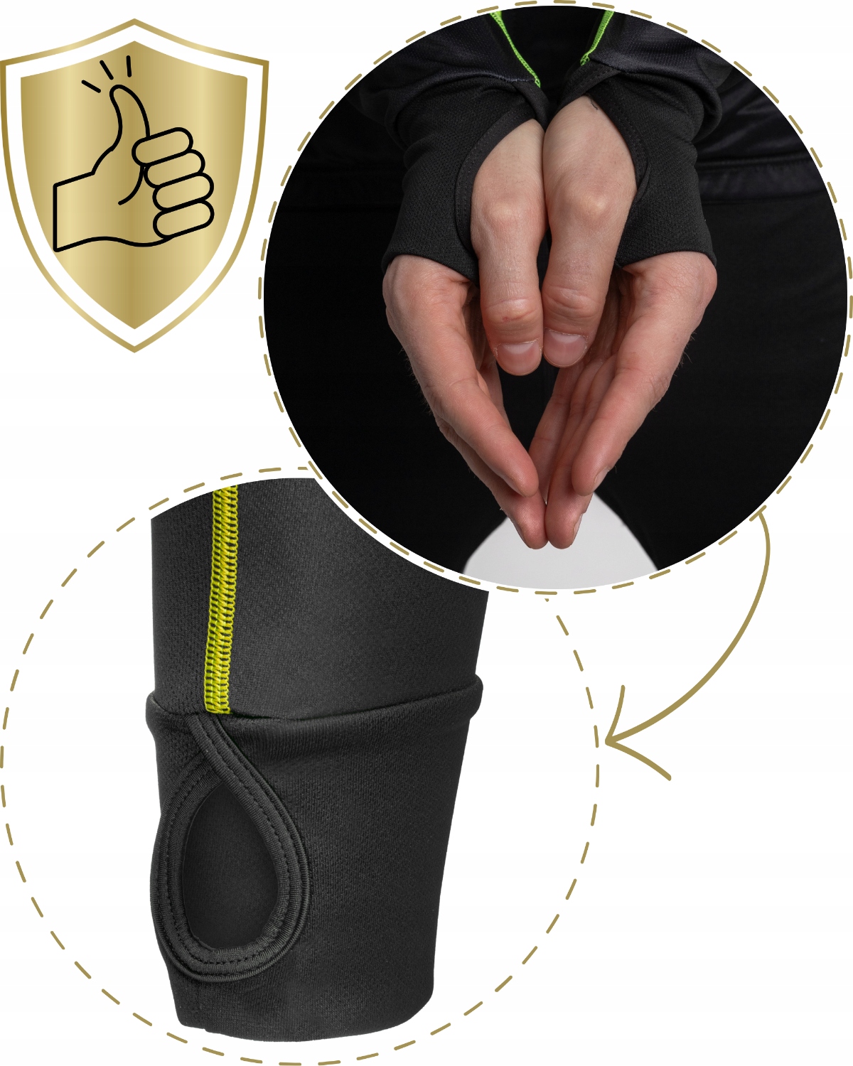 Koszulka rowerowa M męska damska kolarska na rower z Długim rękawem czarna Rozmiar M