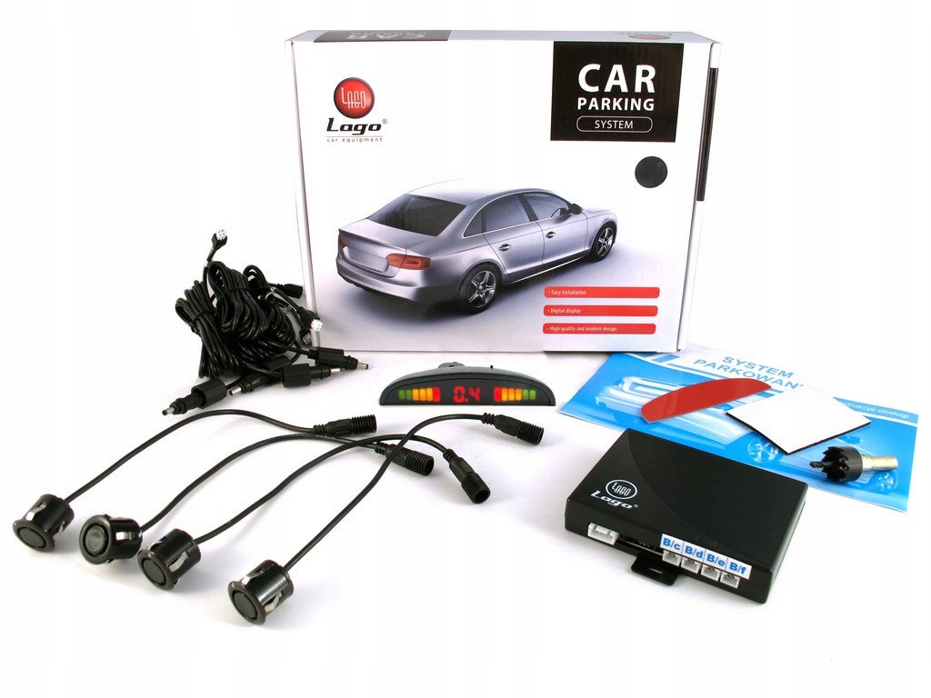 CZUJNIKI PARKOWANIA COFANIA LED 4 SENSOR 18MM LAGO
