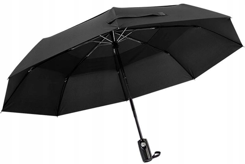 ELEGANCKA PARASOLKA Z CZARNĄ RĄCZKĄ PARASOL MĘSKI PARASOLKA DAMSKA UNISEKS Marka inna