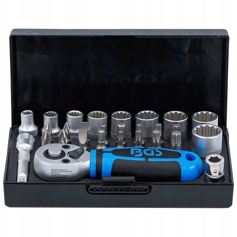 Sada nástrčných klíčů s pohonem 6,3 mm (1/4") 28 ks, Bgs 2143