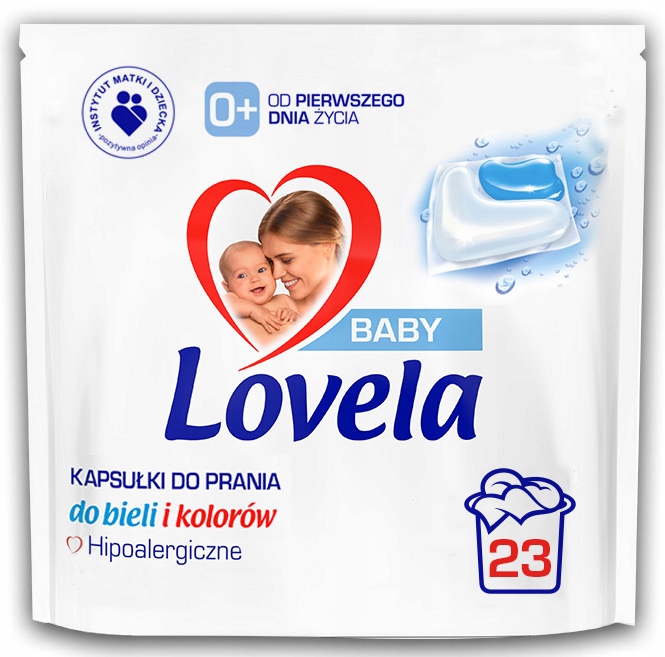 

Lovela Baby kapsulki do prania kolor biel 23 szt.