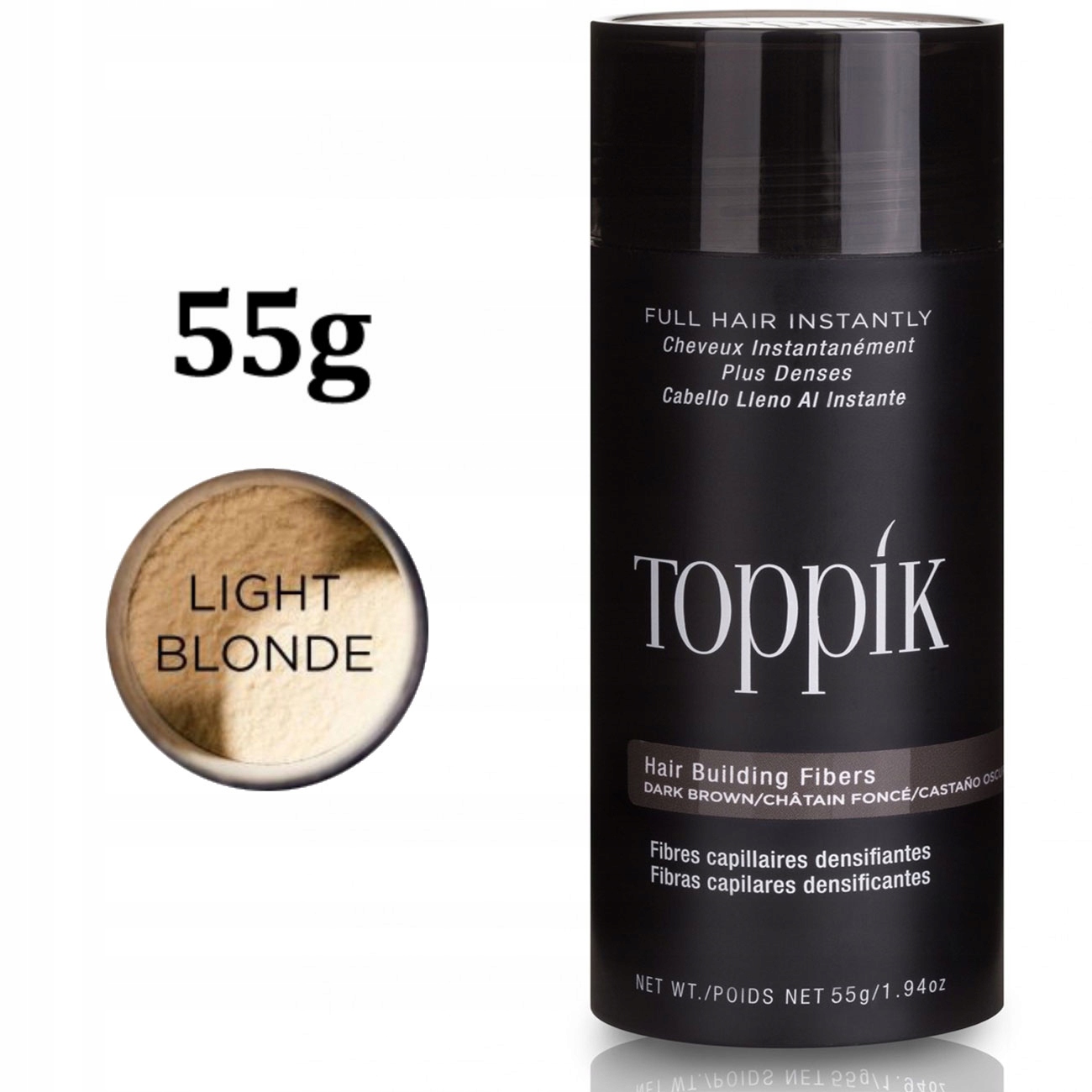 Originální kosmetika Toppik 55 g Světlý Blond