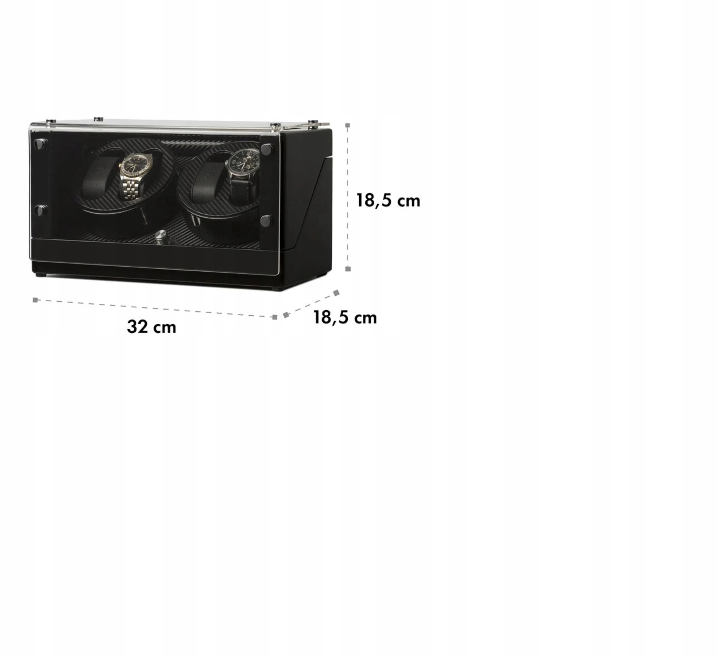 Rotomat na 4 zegarki Klarstein CA2PM czarny Model CA2PM