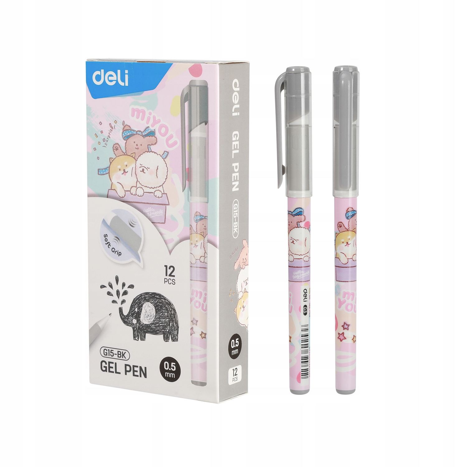 

Długopis Żelowy Deli G15BK 0.5MM Czarny
