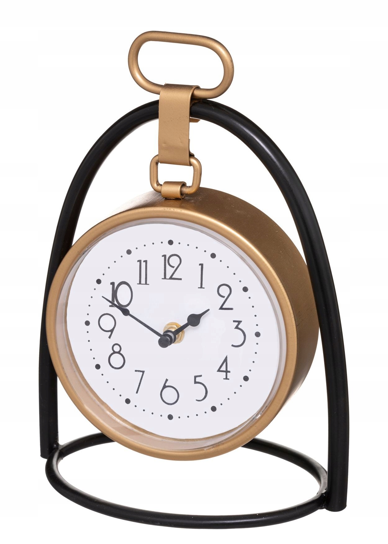 

Stojący zegar Ozdobny Złoty zegarek do postawienia