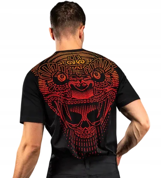 Venum tričko Tričko Pánské Quetzal Fury Black/Fury Red XL