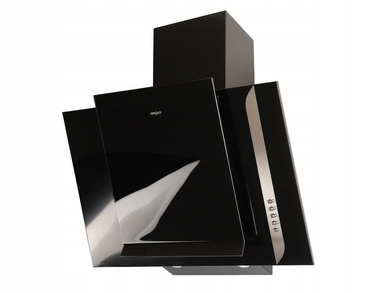 2X Okap Akpo WK-4 Gamma 60 Czarne szkło