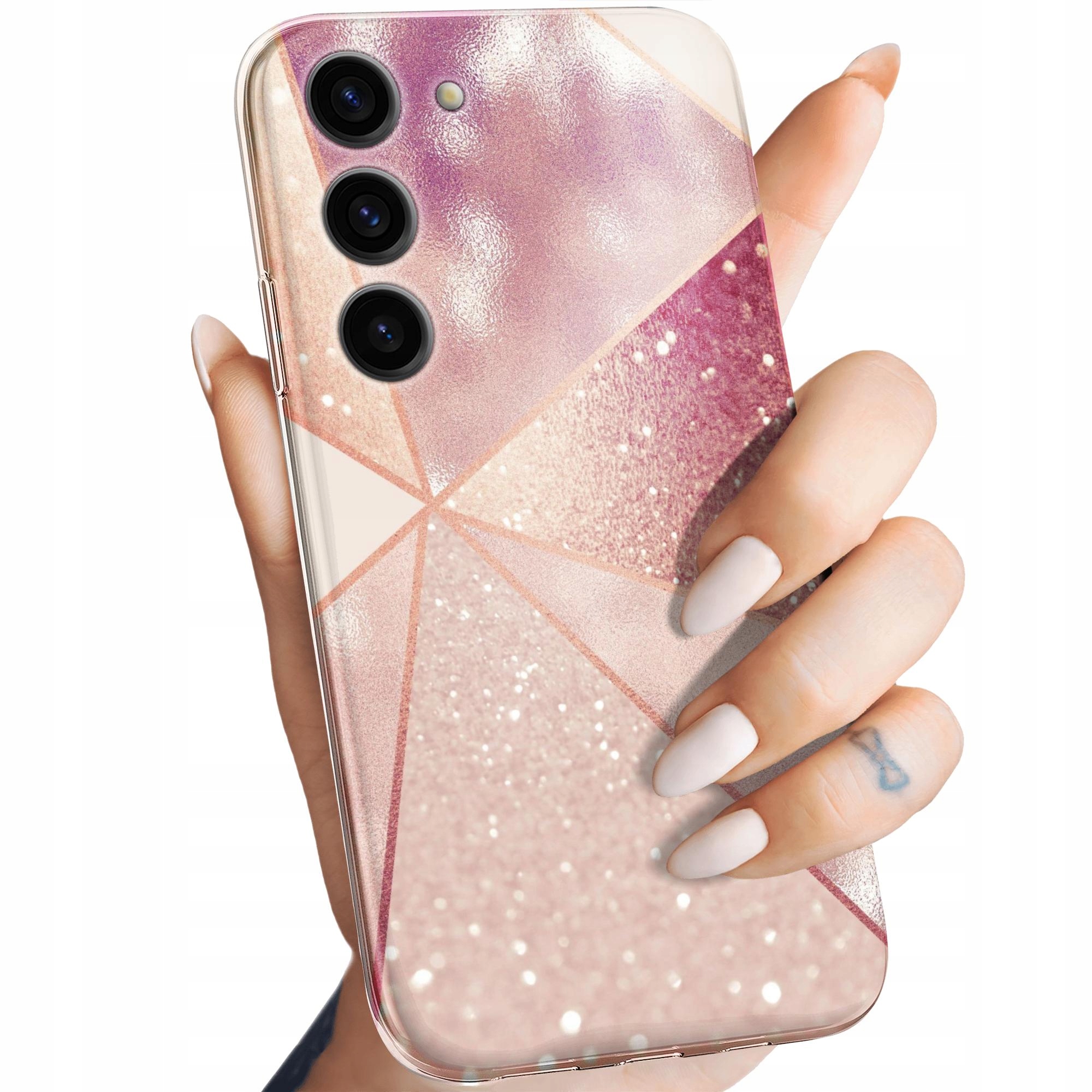 

Etui do Samsung Galaxy S23 Różowe złoto Case