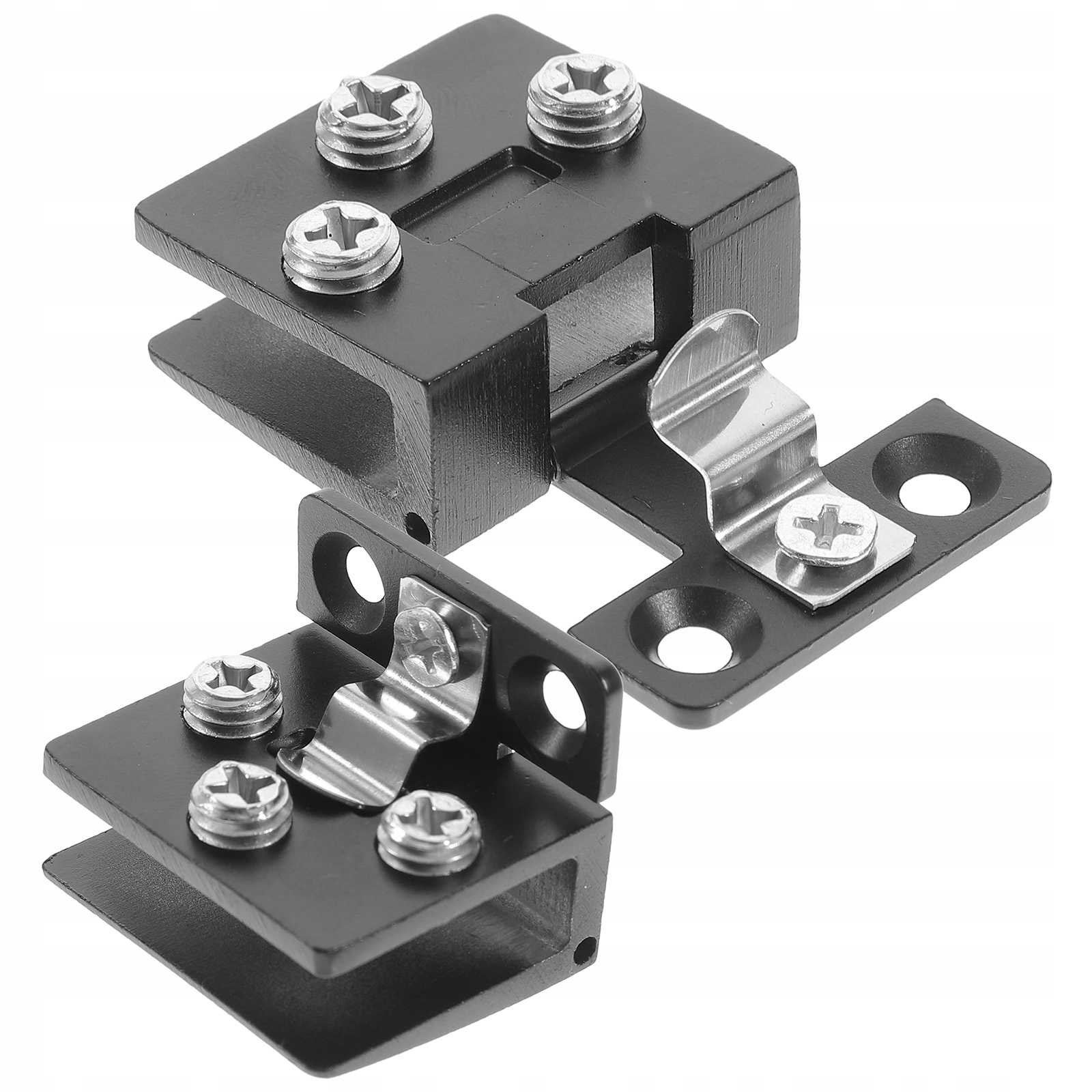 ZAWIASY SZAFEK KLIP SZAFY CZARNE DRZWI SZKLANE 2