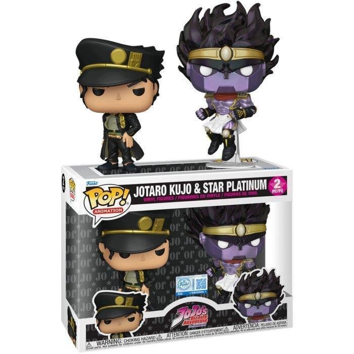 Funko Pop! JoJo's Bizarre Adventure Jotaro & Star Platinum 2-Pack (Exkluzivní)