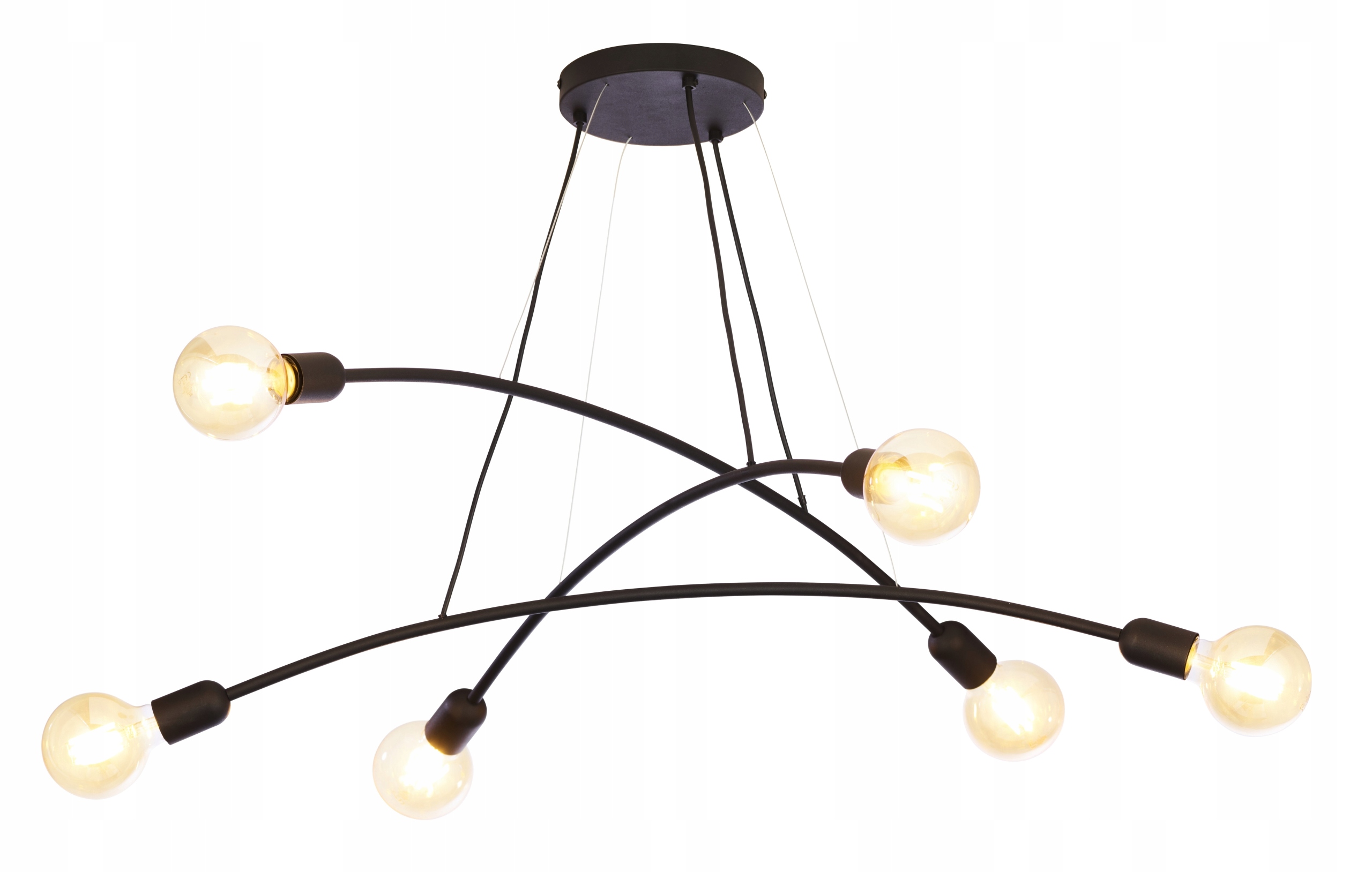 Závěsná lampa TK-Lighting Helix 6 světelné body E27