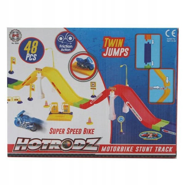 

Tor Wyścigowy Motor Dla Dzieci Stunt Track 48 el.