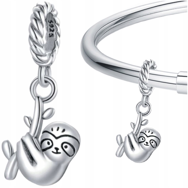 

Charms Leniwiec srebro 925 koralik S925 zawieszka