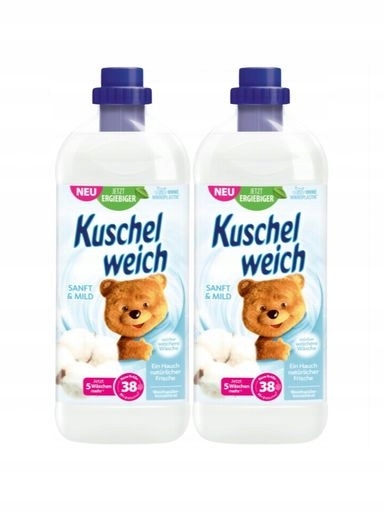 Levně 3X Kuschelweich Sanft & Mild Tekutá Aviváž 2L 76Pr