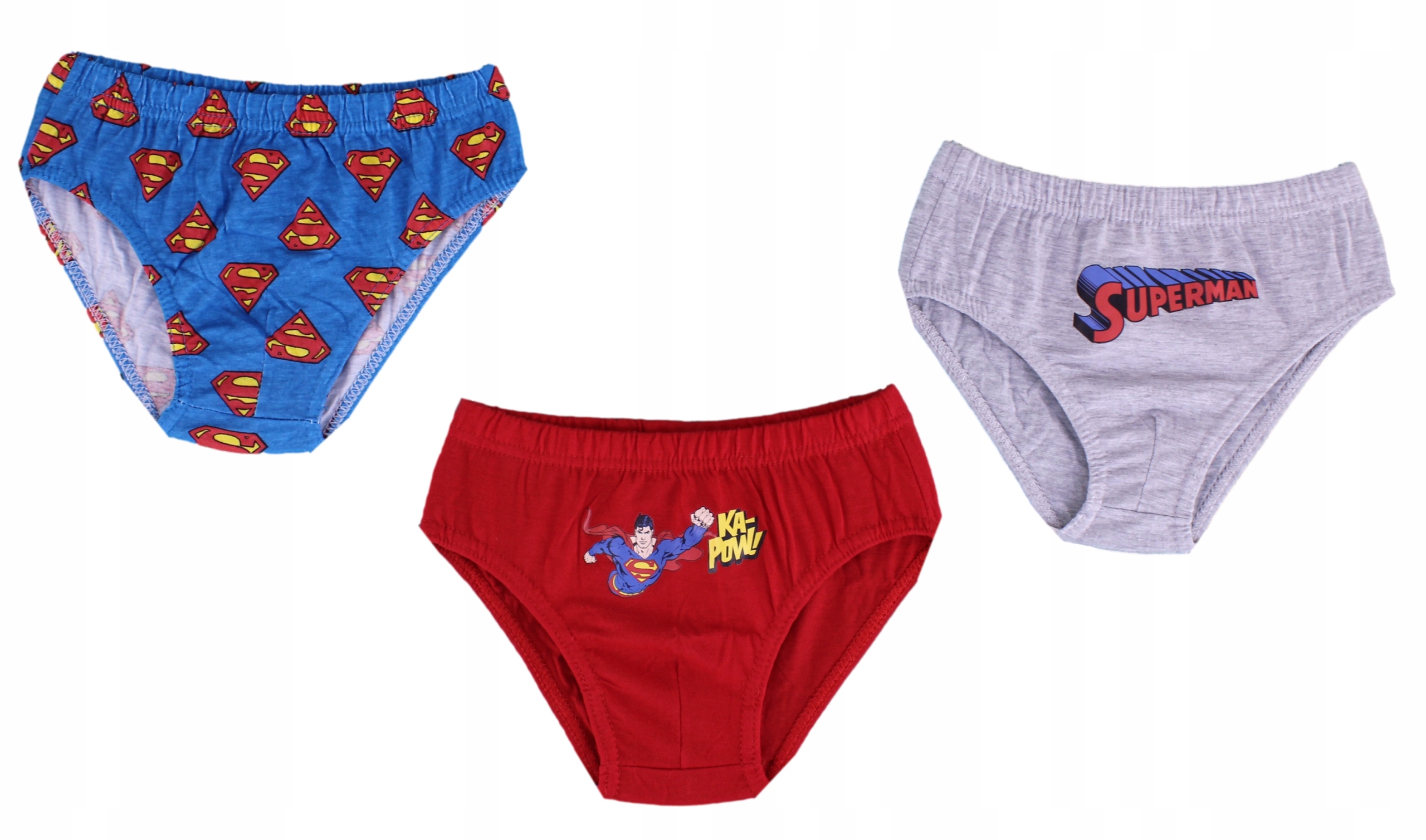 

Majtki slipy 3-pak 8/9 lat Superman 128/134 cm