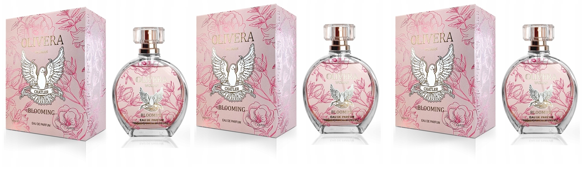 Chatler Olivera Blooming 3x100 ml parfémovaná voda
