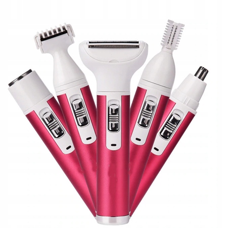 TRYMER DEPILATOR DO BIKINI GOLARKA DAMSKA golarka do twarzy ciała kobieca Sposób depilacji dyski