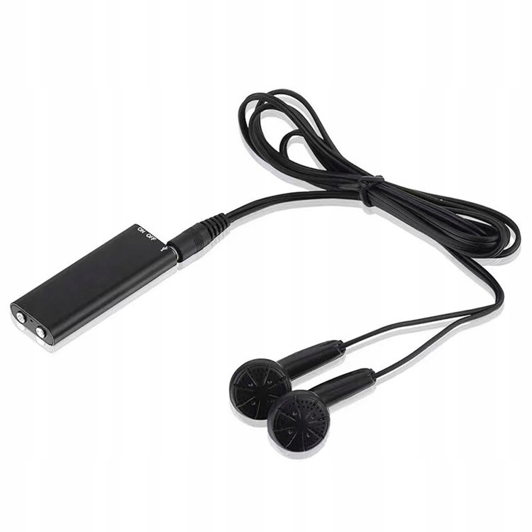 MINI DYKTAFON SZPIEGOWSKI PODSŁUCH DETEKCJA 8 GB Wbudowana pamięć 8 GB