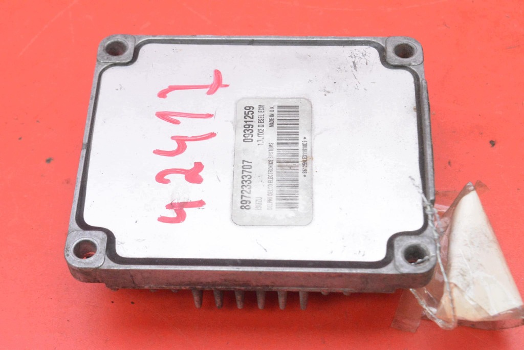 control unit computer of the engine 8972333707 OPEL CORSA C 1.7 DTI 65 KM 00-03