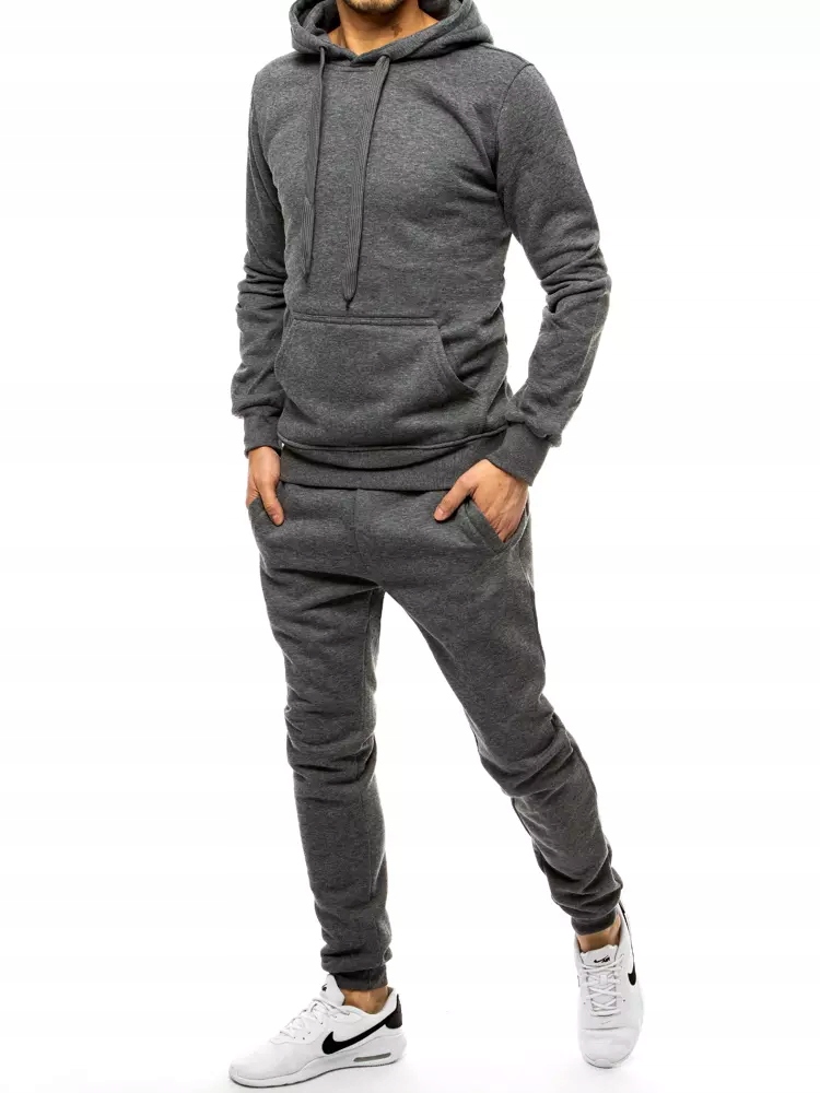 MĘSKI KOMPLET DRESOWY BLUZA SPODNIE ax0382 - M Płeć mężczyzna