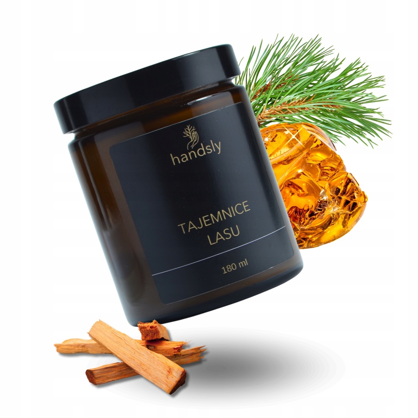 ŚWIECA SOJOWA ZAPACHOWA - TAJEMNICE LASU 180ml