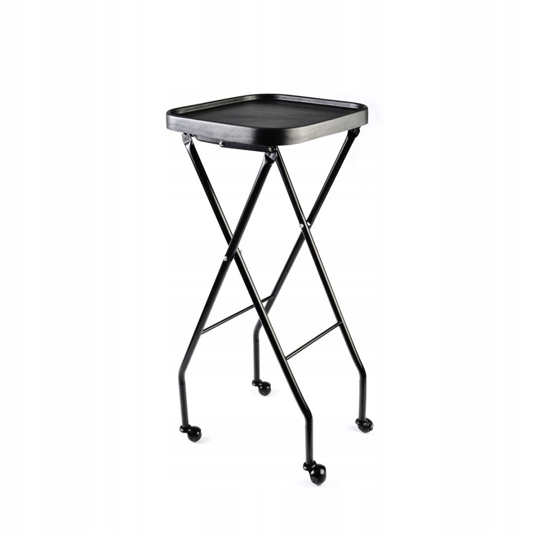 Labor składany trolley black wózek fryzjerski K036 pomocnik fryzjera czarny