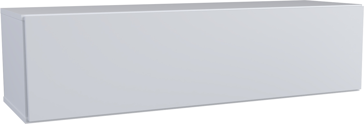 

Nowoczesna Wisząca Rtv 140 CM Szafka Biała Matowa