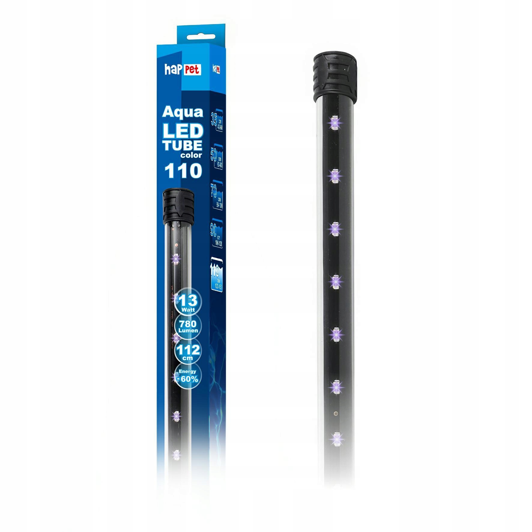 Levně Lampa Led Světlo Osvětlení Do Akvária Pro Rostliny Akvárium 13W 112CM
