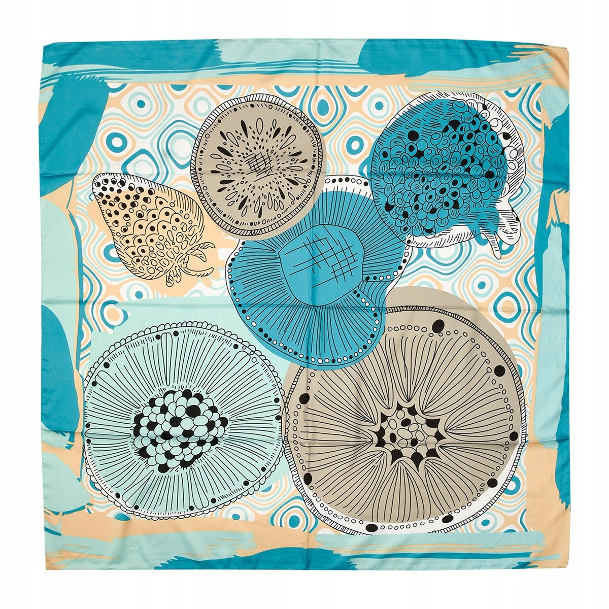 Chusta damska apaszka pod szyję lekka elegancka Model MDB-32f